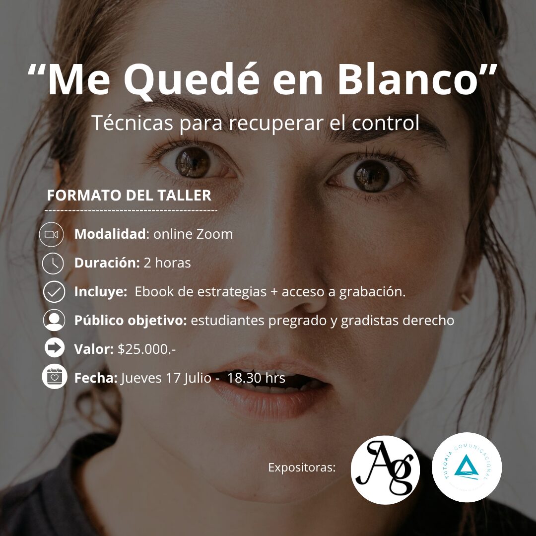 taller me quedé en blanco
